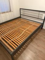 Bed 160x200, Ophalen, Tweepersoons, Zo goed als nieuw, Metaal