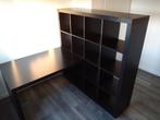 Bureau Expedit + Kallax kast, Huis en Inrichting, Kasten | Roldeurkasten en Archiefkasten, Ophalen, Gebruikt, 100 tot 150 cm, Kunststof