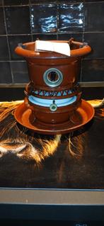 Mooi compleet bruin 1 pits petroleumstel / oliestel, Ophalen of Verzenden