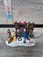 Kerstdorp kransen verkoop kraam verlicht kersthuisjes, Diversen, Ophalen of Verzenden, Zo goed als nieuw