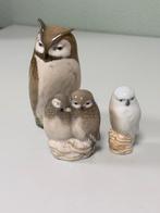Royal Copenhagen uilen set 2999 834 1741 + B&G owl owls 3x, Verzamelen, Beelden en Beeldjes, Ophalen of Verzenden, Zo goed als nieuw