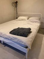 IKEA Bed 160 x 200, Huis en Inrichting, Slaapkamer | Bedden, 160 cm, Gebruikt, Metaal, Wit