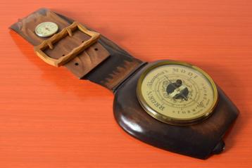 Retro vintage thermometer en barometer - Model koebel beschikbaar voor biedingen