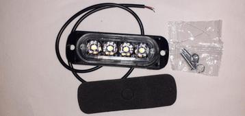 4 leds Aluminium flitsers 