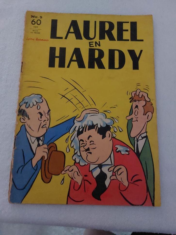 Laurel en Hardy: nummer 5, Boeken, Stripboeken, Gelezen, Eén stripboek, Ophalen of Verzenden