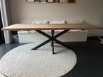 Teakhouten Eettafel - Robuust & Stijlvol, Huis en Inrichting, Tafels | Eettafels, Ophalen, Gebruikt, 100 tot 150 cm, Teakhout