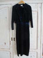 C&A donkerblauw fluwelen jurk en jasje, maat 38, Kleding | Dames, Gelegenheidskleding, Nieuw, C&A, Blauw, Maat 38/40 (M)
