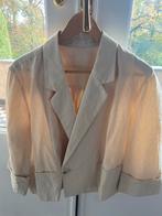 Knit-ted kort Linnen Jasje Beige - Zo Goed Als Nieuw!, Kleding | Dames, Maat 38/40 (M), Beige, Ophalen of Verzenden, Zo goed als nieuw