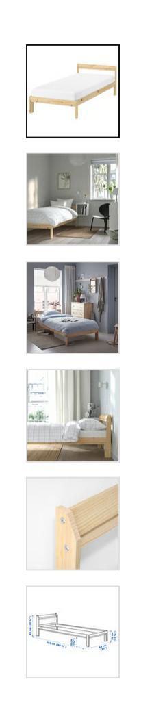 NEIDEN Bedframe, grenen, 90x200 cm - IKEA - afbeelding 2