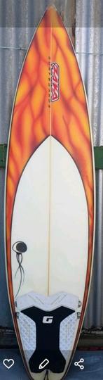 Shortboard 6,4x19,5x2,5 thruster Squash tail, Ophalen of Verzenden, Zo goed als nieuw, Shortboard