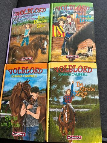 4x boek van de serie Volbloed beschikbaar voor biedingen