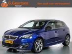 Peugeot 308 1.2 PureTech Blue Lease GT-line Airco, Navigatie, Auto's, Voorwielaandrijving, Gebruikt, Euro 6, Blauw