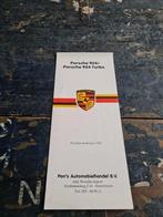 Porsche 924, 924 Turbo  prijslijst 1982, Ophalen of Verzenden, Zo goed als nieuw, Porsche