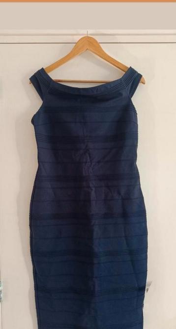 Prachtige Ted Baker jurk marine blauw maat 4/L  beschikbaar voor biedingen
