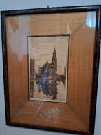 3 x Amsterdamse prenten van bekende plekken jaren 50, Ophalen of Verzenden