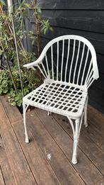 Antieke franse tuinstoelen (2x) wit. Zeker 60 jaar oud…., Tuin en Terras, Tuinstoelen, Ophalen, Gebruikt, Aluminium