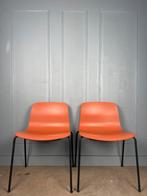 6 HAY About A Chair AAC16 stapelbare design stoelen, Bruin, Ophalen of Verzenden, Zo goed als nieuw, Metaal