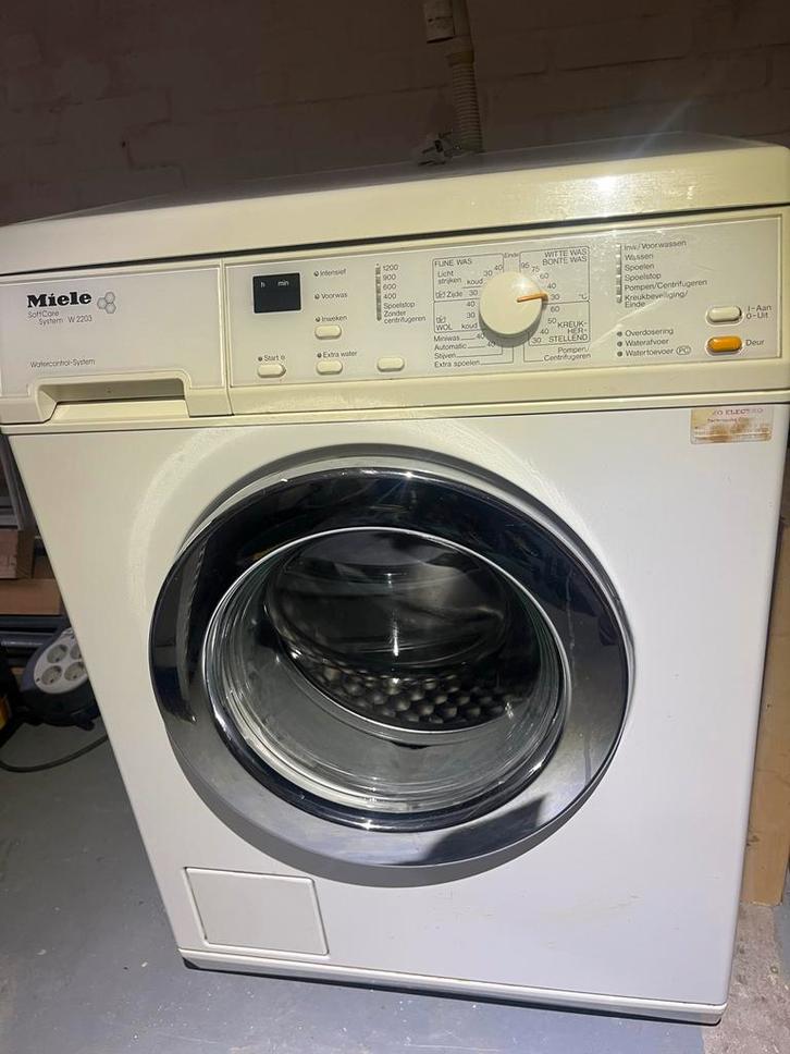 Miele W2203 Wasmachine - 5kg, 1200 toeren, Witgoed en Apparatuur, Wasmachines, Gebruikt, Voorlader, 4 tot 6 kg, 85 tot 90 cm, Minder dan 1200 toeren