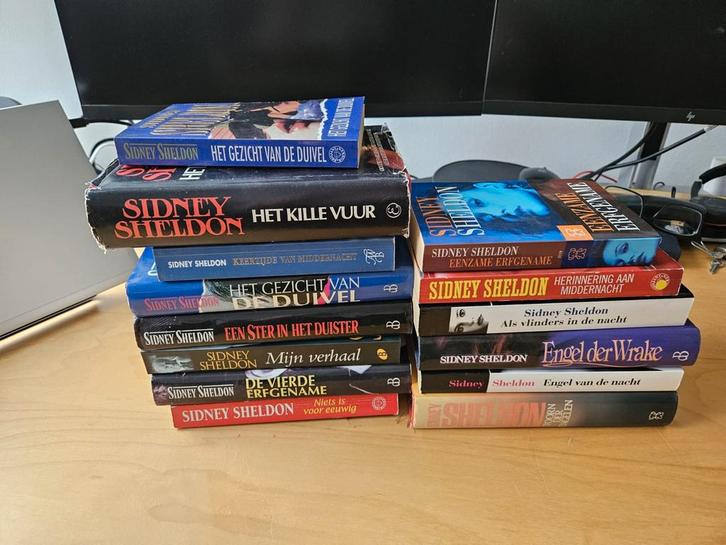 Boeken collectie van Sidney Sheldon, Boeken, Partijen en Verzamelingen, Gelezen, Populaire fictie, Ophalen of Verzenden