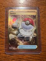 Pokemon TCG Switch Gold Secret Rare 206/165, Ophalen of Verzenden, Zo goed als nieuw, Losse kaart, Foil