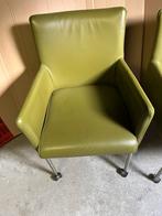 2 eetkamer stoeltjes met zwenkwielen, Ophalen, Gebruikt, Minder dan 4 stoelen