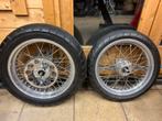 Akront Spaakwielen 17 inch met banden, Motoren, Onderdelen | Ducati, Ophalen of Verzenden, Gebruikt