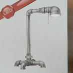 Unieke industriële steampunk lamp NIEUW, Huis en Inrichting, Lampen | Tafellampen, Nieuw, Ophalen of Verzenden, Metaal, Minder dan 50 cm