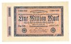 Duitsland 1 miljoen Mark 1923 Reichsbanknote, Postzegels en Munten, Bankbiljetten | Europa | Niet-Eurobiljetten, Ophalen of Verzenden