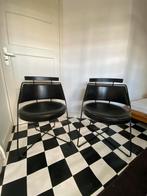 2x vintage stoelen Hennie de Jong, Ophalen, Gebruikt, 75 tot 100 cm, Metaal
