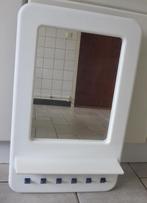 Nieuwe wandspiegel met planchet en 6 haken, Ophalen, Minder dan 50 cm, Nieuw, Minder dan 100 cm