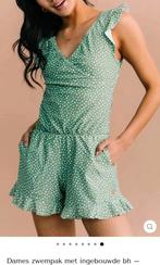 Badpak met pijpjes Groen mt L NIEUW, Kleding | Dames, Badmode en Zwemkleding, Ophalen of Verzenden, Nieuw, Groen, Badpak