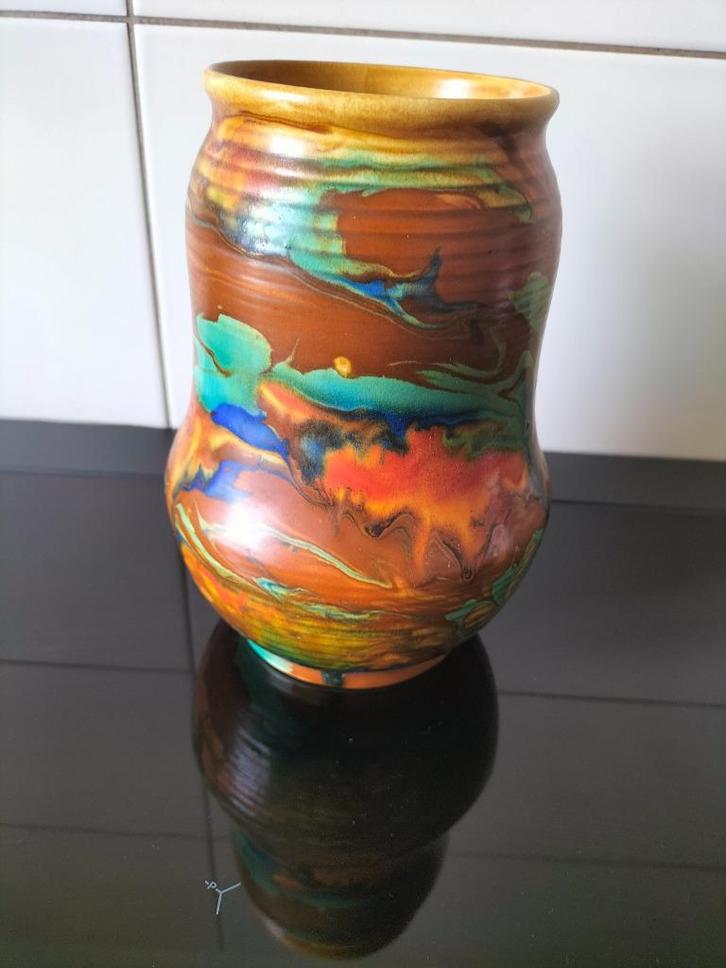 Beswick aardewerk Art Deco vaas, Antiek en Kunst, Antiek | Keramiek en Aardewerk, Ophalen of Verzenden