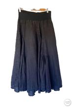 Mooie linnen rok van Completo S, Kleding | Dames, Completo, Zwart, Arturio Lino, Ophalen of Verzenden