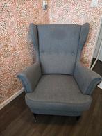Strandmon oorfauteuil Ikea Nordvella donkergrijs, Ophalen, Gebruikt, 75 tot 100 cm