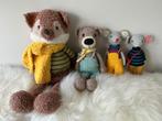 Handgemaakte gehaakte artist knuffels vos, beer, muis, Verzamelen, Beren en Cherished Teddies, Ophalen of Verzenden, Nieuw, Stoffen beer