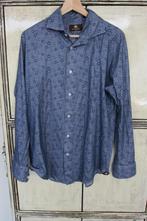 Circle of gentlemen overhemd blauwe bloemen 39, Blauw, Zo goed als nieuw, Schipluidenlaan 20 5035KJ Tilburg, CIRCLE OF GENTLEMEN