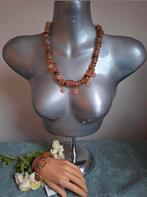 Manouk - ketting met bedels + armband, Sieraden, Tassen en Uiterlijk, Kettingen, Overige materialen, Verstelbaar, Verzenden, Nieuw
