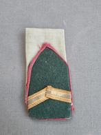 Enkele rang schouderpat sergeant Limburgse Jagers, Verzamelen, Ophalen of Verzenden, Landmacht, Nederland, Embleem of Badge