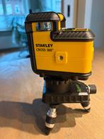 STANLEY Kruislaser SLL360 (rood) met houder, Doe-het-zelf en Verbouw, Ophalen of Verzenden, Zo goed als nieuw