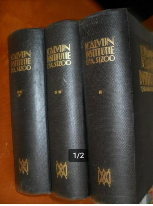 Institutie van Calvijn in 3 delen!, Boeken, Godsdienst en Theologie, Zo goed als nieuw, Christendom | Protestants, Ophalen of Verzenden
