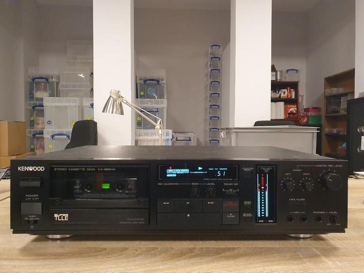Kenwood Stereo Cassette Deck KX-880HX, Audio, Tv en Foto, Cassettedecks, Kenwood, Ophalen of Verzenden