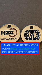 Setje van 2 muntjes, Verzamelen, Winkelwagenmuntjes, Verzenden