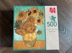 Puzzel Van Gogh Zonnebloemen - 500 Stukjes - Jumbo, Ophalen of Verzenden, 500 t/m 1500 stukjes, Zo goed als nieuw, Legpuzzel