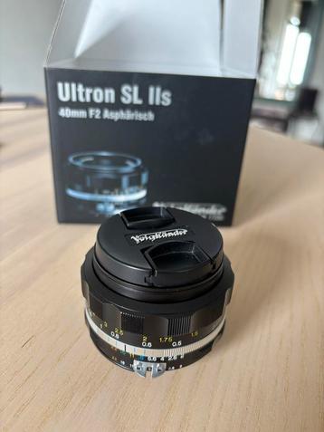 Voigtländer Ultron 40mm f/2 SL IIs - nikon beschikbaar voor biedingen