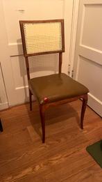 Houten stoel met rieten rugleuning thonet vintage, Huis en Inrichting, Stoelen, Ophalen, Gebruikt, Eén, Hout