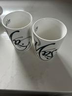 Riviera Maison Mr & Mrs Mokken Set, Keramiek, Ophalen of Verzenden, Zo goed als nieuw, Overige stijlen