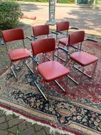 Stoel vijf Gispen de Wit buizen frame industriële stoelen., Huis en Inrichting, Stoelen, Ophalen of Verzenden