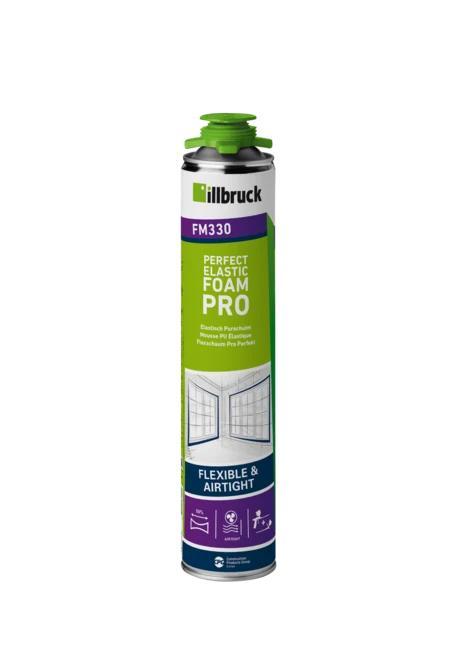 Illbruck FM330 perfect elastic foam 880ml, Doe-het-zelf en Verbouw, Isolatie en Afdichting, Nieuw, Overige materialen, Minder dan 4 cm