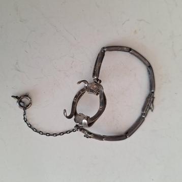Antieke Art Deco German Silver  Kollmar &Jourdan armband beschikbaar voor biedingen