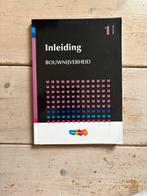Jellema 1, Inleiding Bouwnijverheid, Boeken, Ophalen of Verzenden, Zo goed als nieuw, Overige niveaus, Nederlands